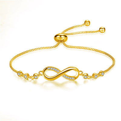Infinity Justerbart Armbånd | Sølv