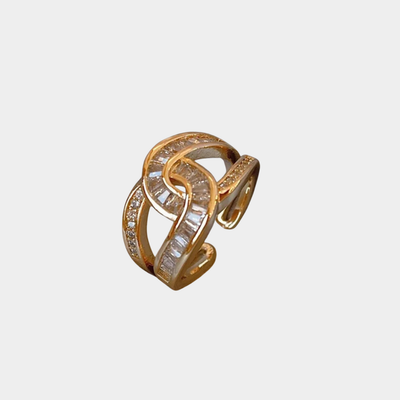 Elegant knudeslukket ring | Guld